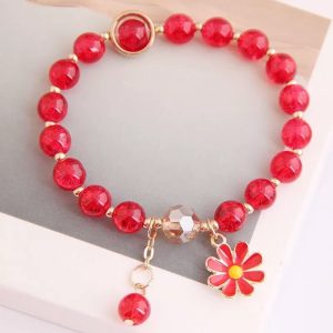 Women's Fashion Imitation Jade Cracked Crystal Bracelet 08