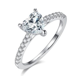 S925 Silver Heart-shaped  Ring 2026