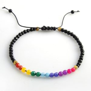 Dyed jade crystal bracelet 01