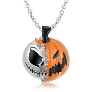 S925 Sterling Silver Drop Glue Creative Halloween Pendant