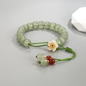 Fashion Hetian Jade Weaving Bracelet Girl 26