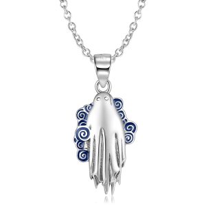 S925 Sterling Silver  Creative Ghost Pendant