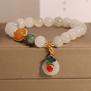 Ice Jade Crystal Bracelet Female Special-interest Design Mild Luxury Retro 16