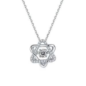 S925 Silver Six-pointed Star Necklace Pendant 2026